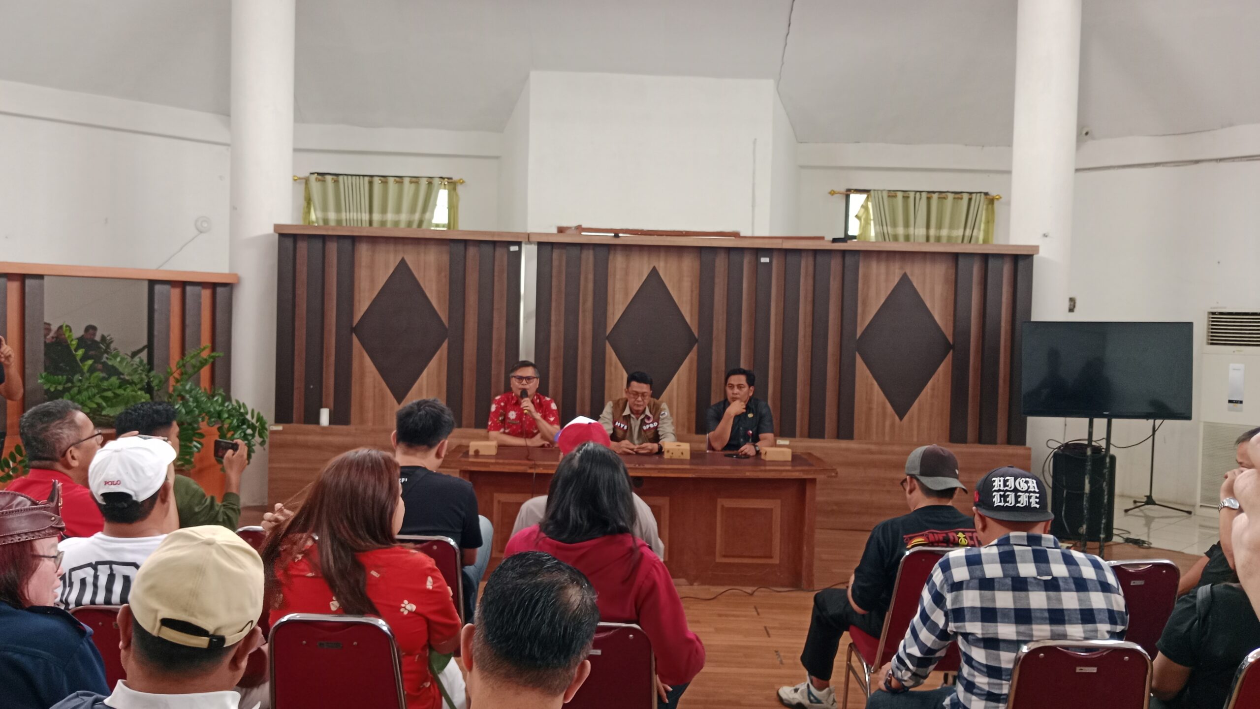Terkait Penanggulangan Bencana Pemkot Tomohon (BPBD), Jumpa Pers dengan Wartawan Biro Tomohon, 